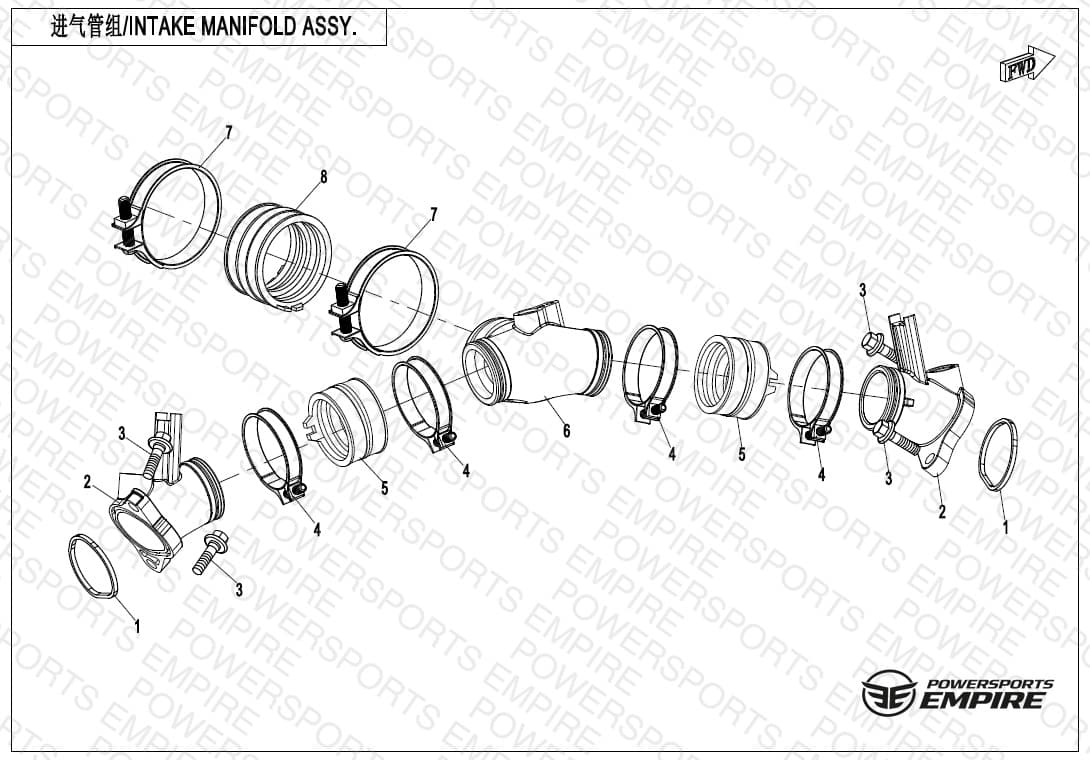 E02-5 — INTAKE MANIFOLD ASSY.