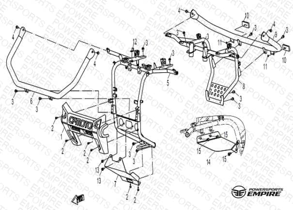 F23 — FRONT & REAR BUMPER