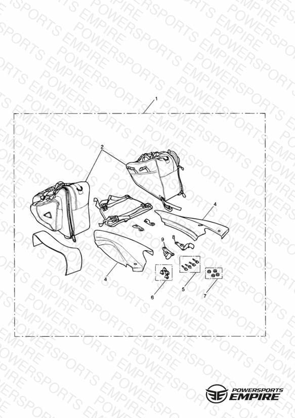 Throwover Pannier Kit
