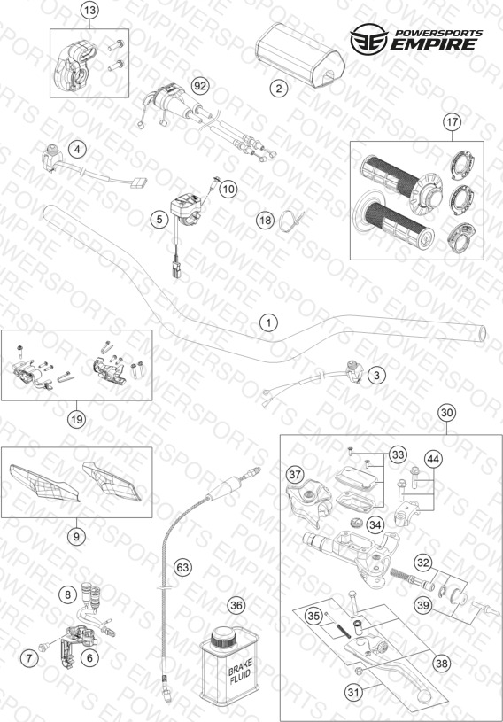 HANDLEBAR, CONTROLS