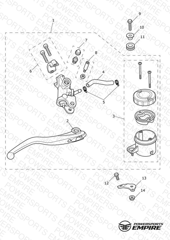 Front Brake Master Cylinder