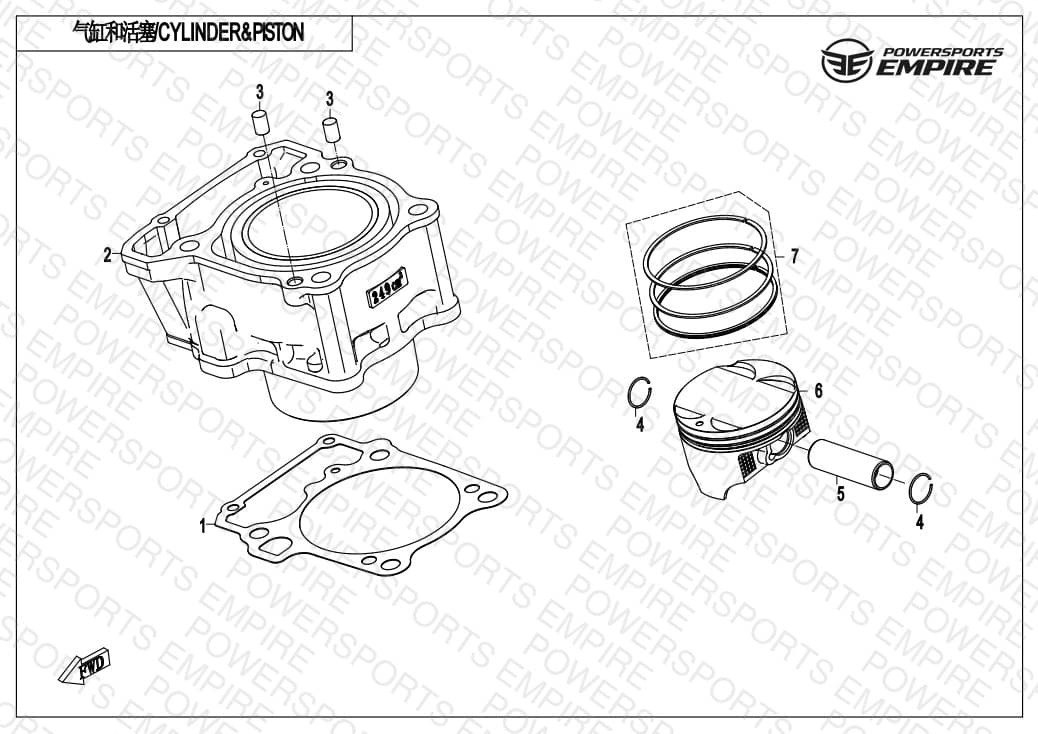 E02-3 — CYLINDER & PISTON