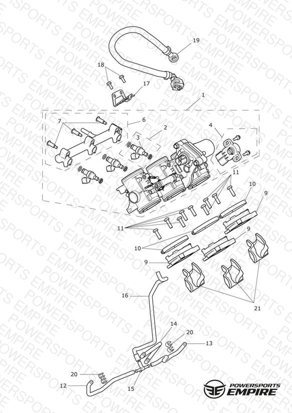 Throttles, Injectors and Fuel Rail