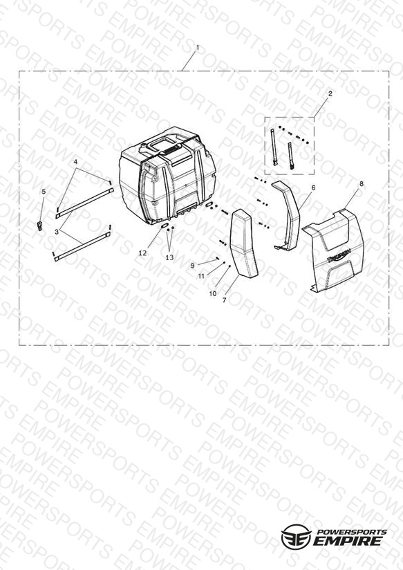 Top Box Assy Unpowered