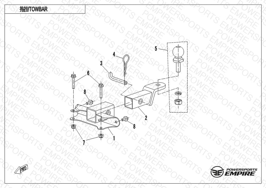 F40-A — TOWBAR(SPLIT TYPE)