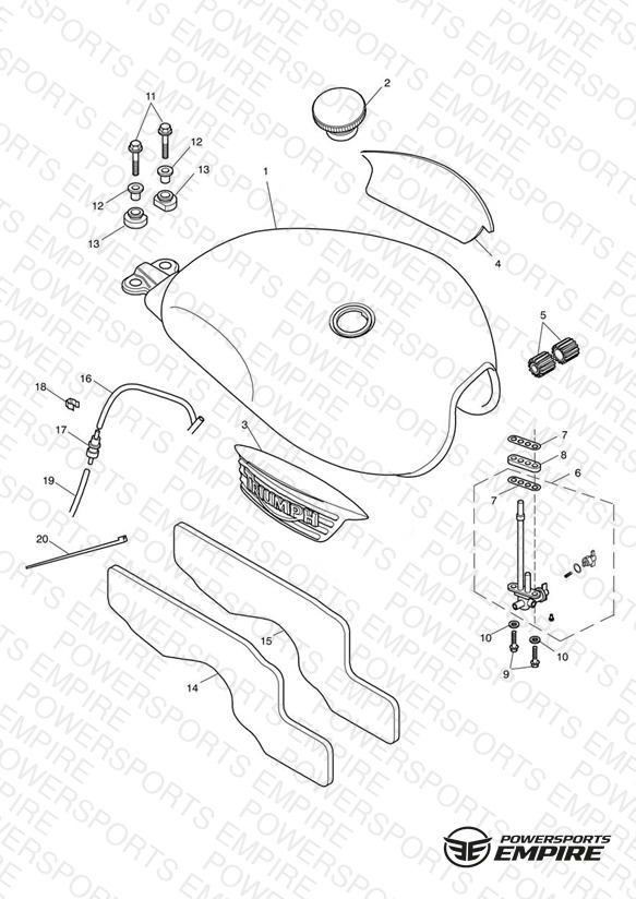 Fuel Tank & Fittings-Bonneville 317247>