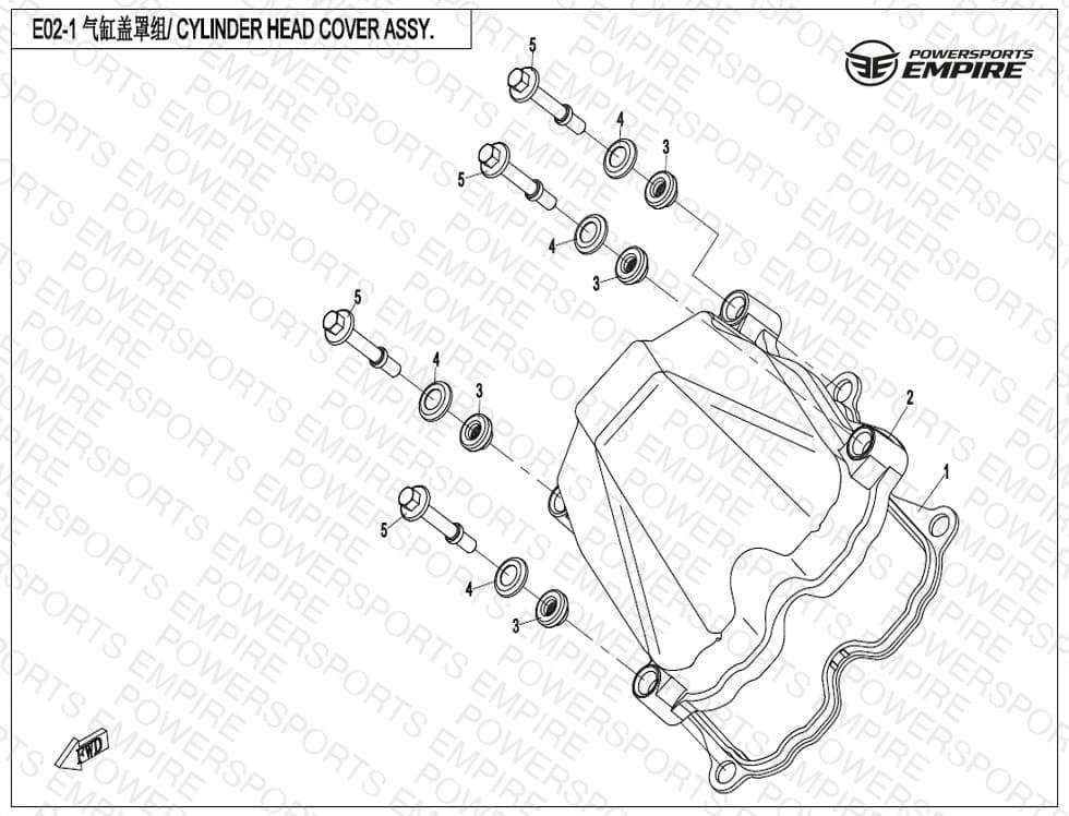 E02-1 — CYLINDER HEAD COVER ASSY