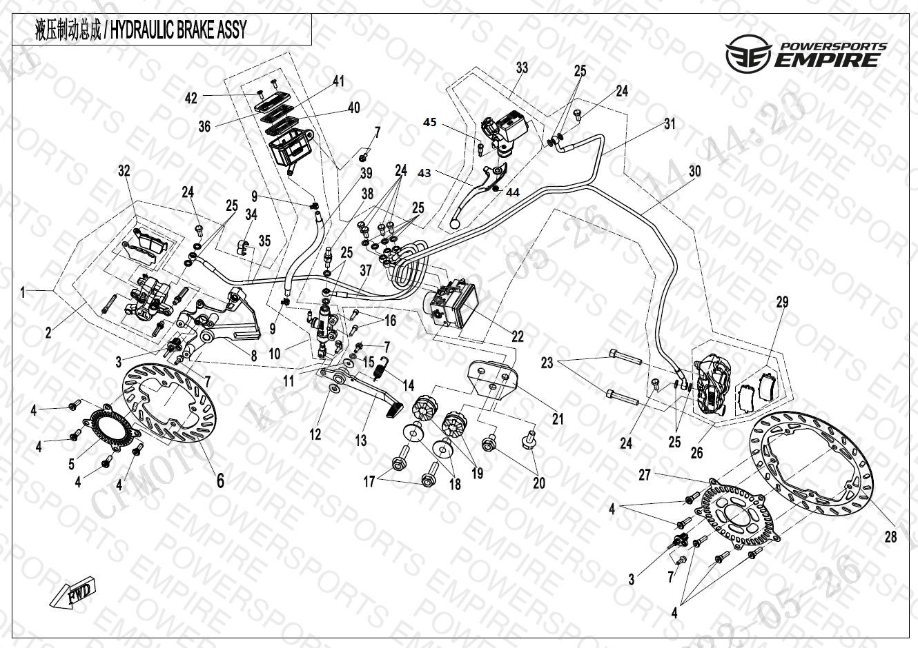 F08-A — MAB BRAKE ASSY.