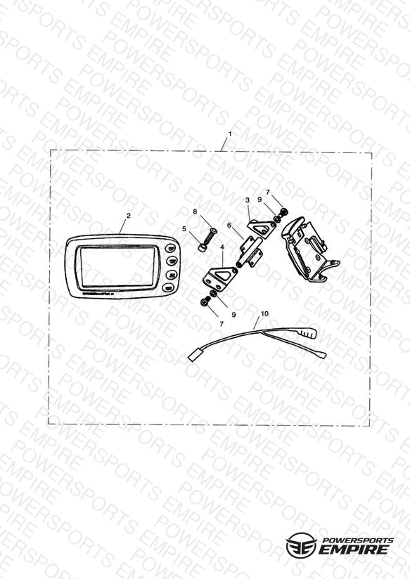 GPS Fitting Kit (To suit Garmin Streetpilot Motorcycle Mount)