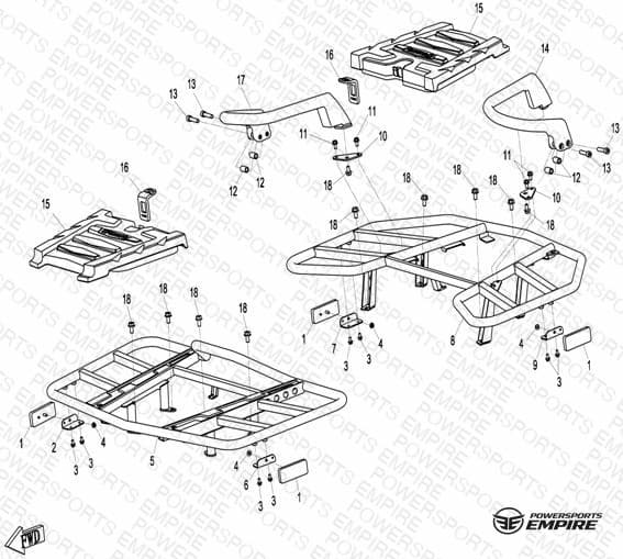 F14 — FRONT & REAR RACK