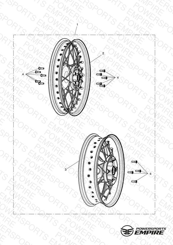 Wheels Kit, Black - > 829121