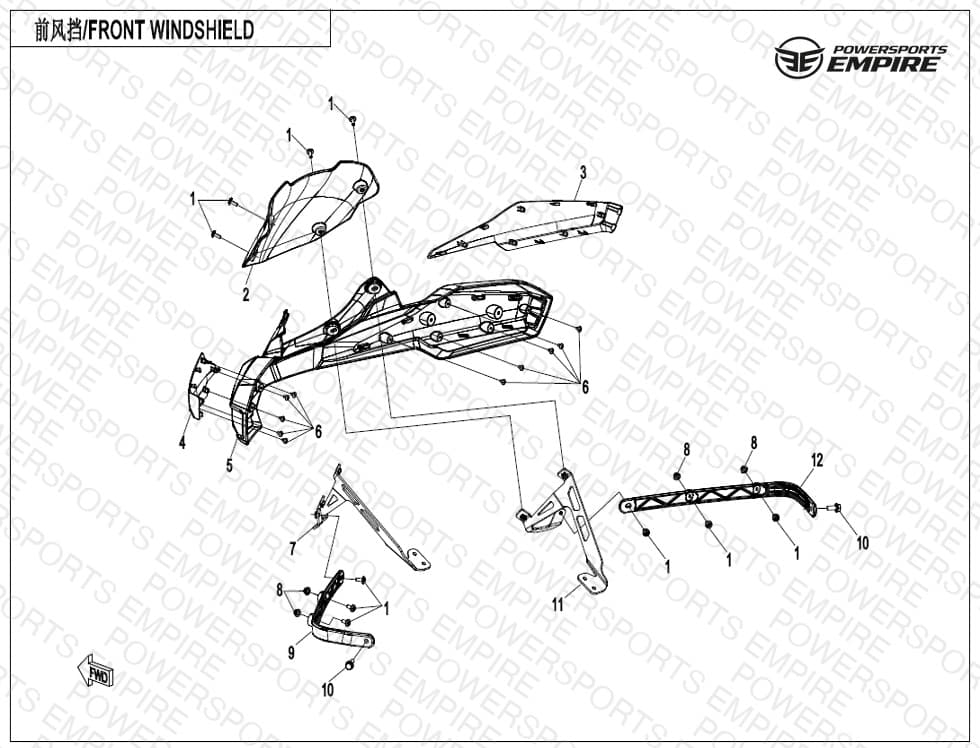 F80-1 — FRONT WINDSHIELD(OVERLAND)