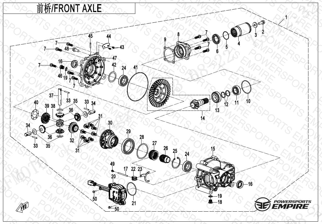 F31 — FRONT AXLE