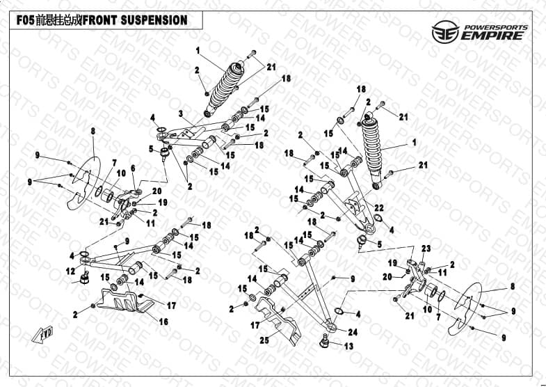 F05 — FRONT SUSPENSION