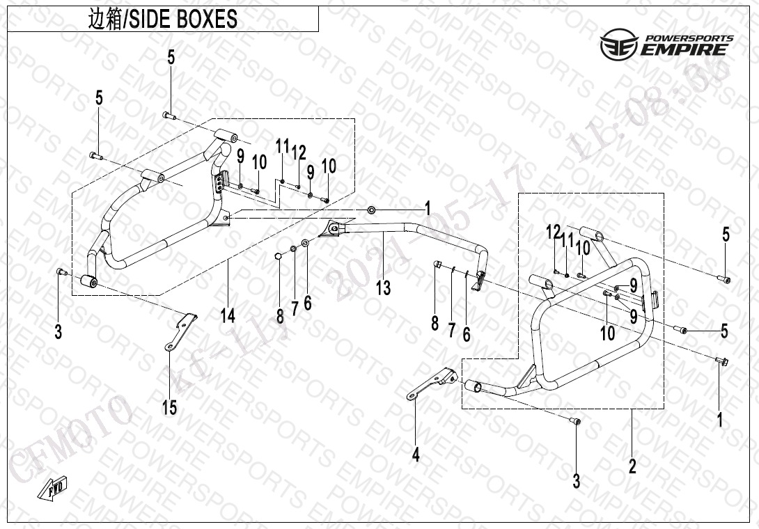 F22 — SIDE BOX BRACKET