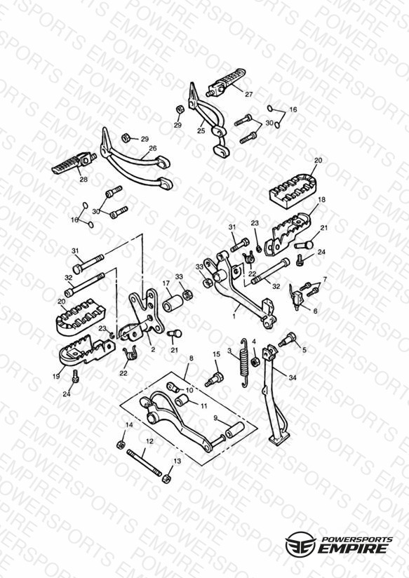 Footrests & Mountings