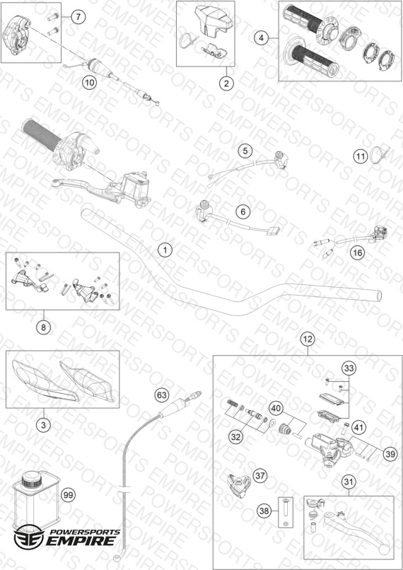 HANDLEBAR, CONTROLS
