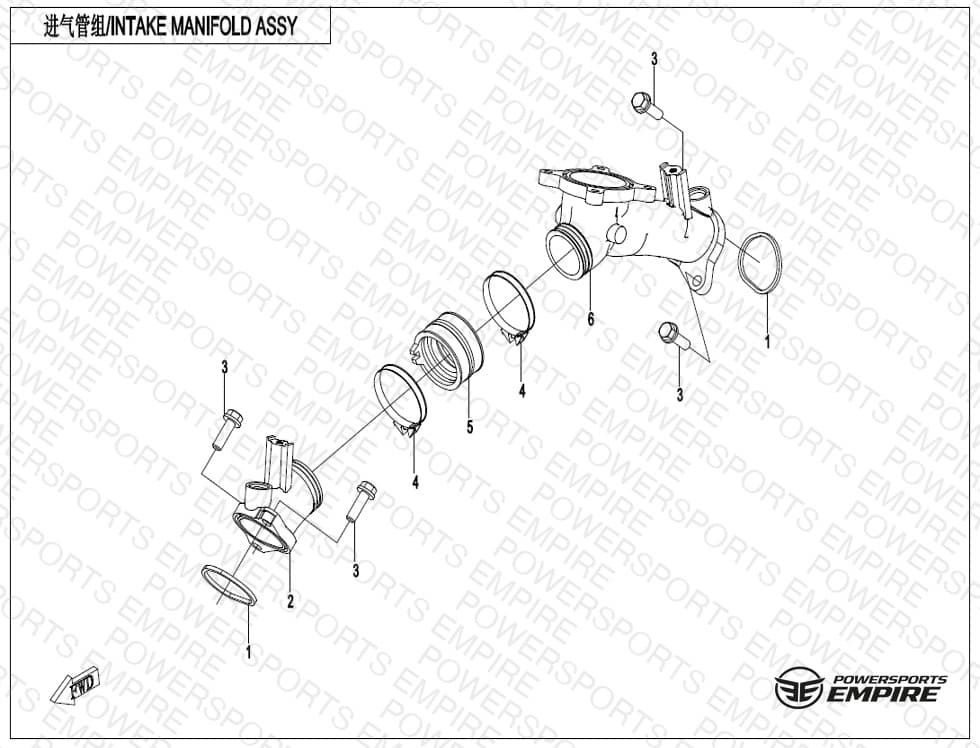 E02-5-B — INTAKE MANIFOLD ASSY (WITHOUT EVAP)
