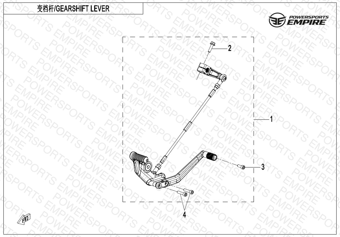 F03-3 — GEARSHIFT LEVER