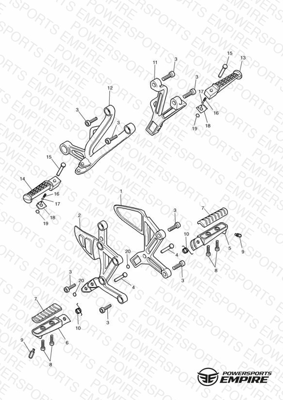 Footrests & Mountings
