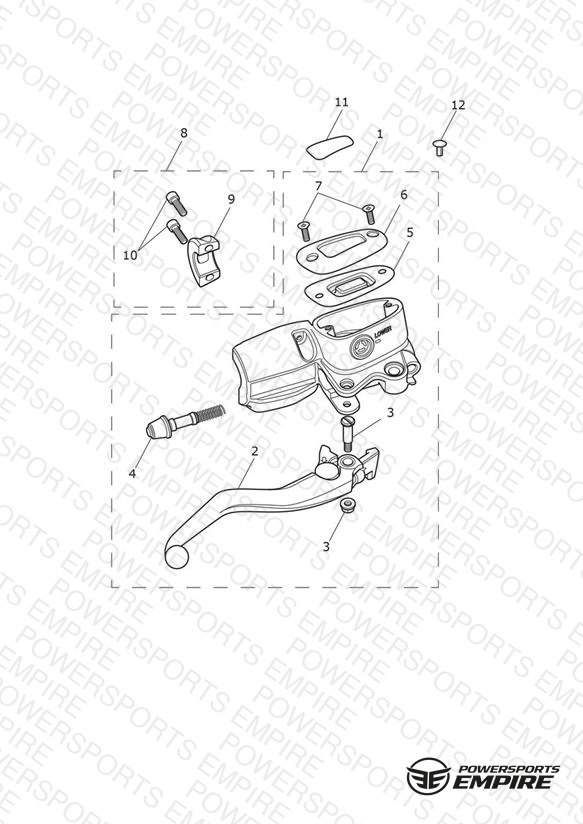 Front Master Cylinder Assy