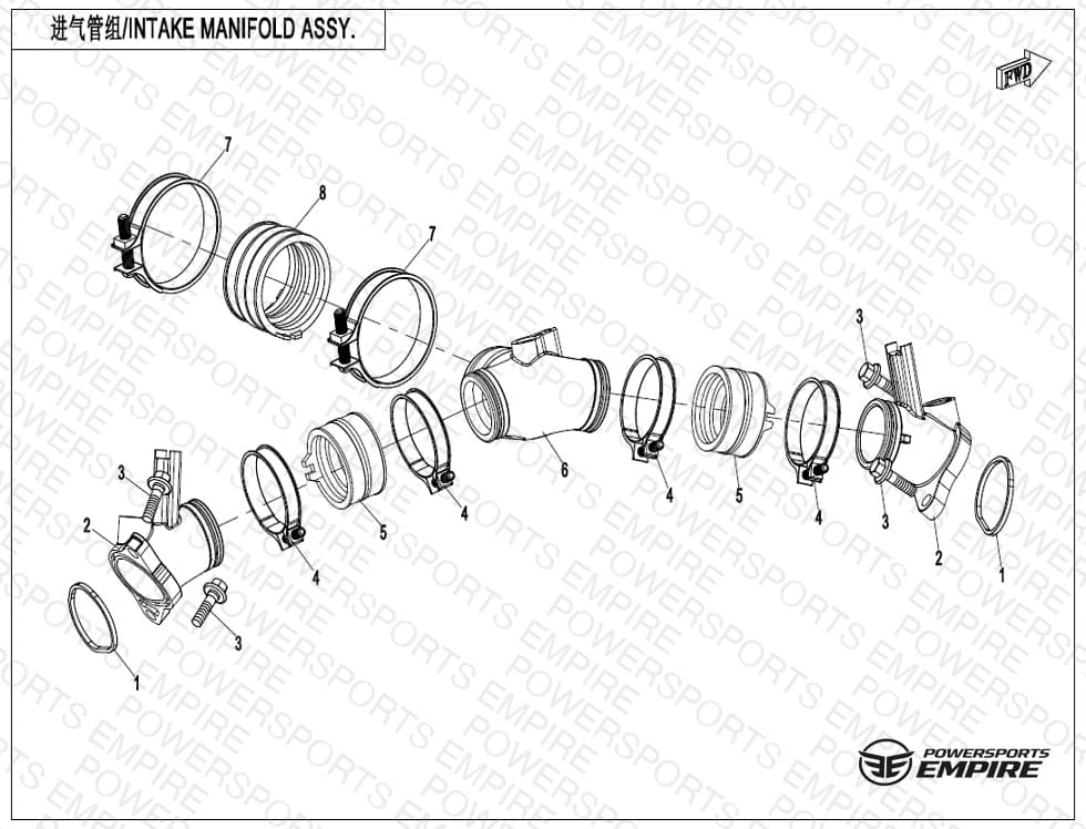 E02-5 — INTAKE MANIFOLD ASSY.