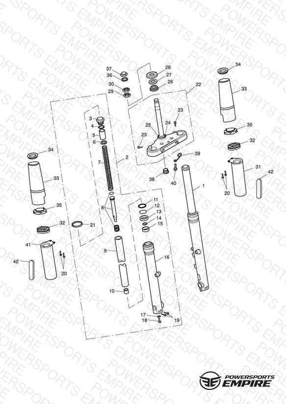 Front Forks & Lower Yoke 468391 >