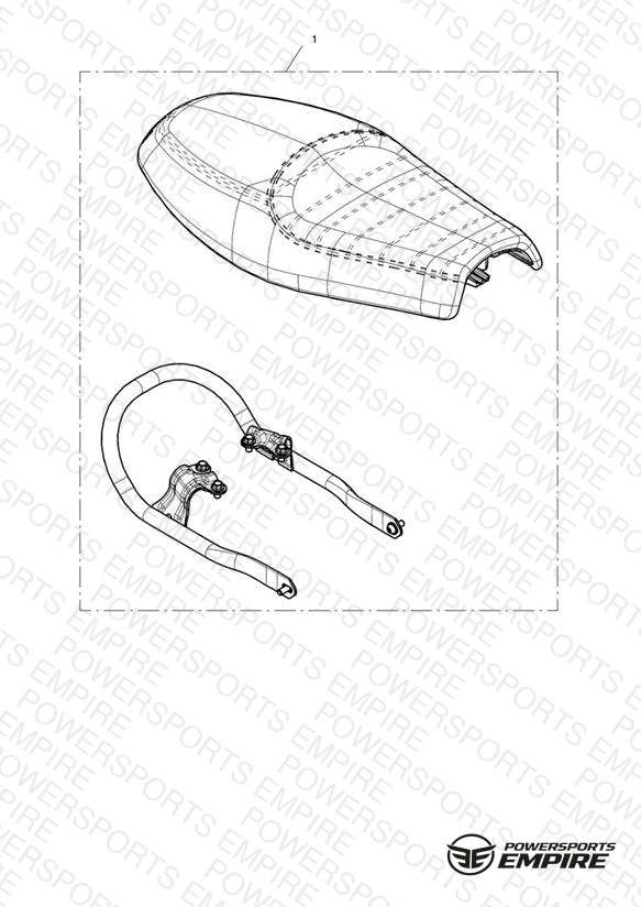 Seat, Dual, Comfort, Brown Kit